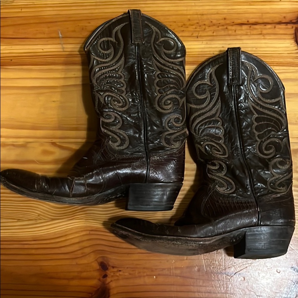 Vintage Dan Post Cowboy Boots